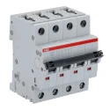 ABB System Pro M Compact S200 Miniature Circuit Breaker 4-Pole 25A Type C 400V AC 10 kA Breaking 2CDS254001R0254 S204-C25
