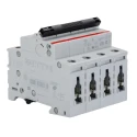 ABB System Pro M Compact S200 Miniature Circuit Breaker 4-Pole 25A Type C 400V AC 10 kA Breaking 2CDS254001R0254 S204-C25