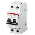 ABB System Pro M Compact S200 Miniature Circuit Breaker, 2-Pole, 40A, Type D, 400V AC, 125V DC, 10 2CDS252001R0401 S202-D40