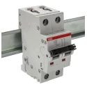 ABB System Pro M Compact S200 Miniature Circuit Breaker, 2-Pole, 16A, Type D, 400V AC, 125V DC 2CDS252001R0161 S202-D16
