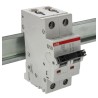 ABB System Pro M Compact S200 Miniature Circuit Breaker, 2-Pole, 16A, Type D, 400V AC, 125V DC 2CDS252001R0161 S202-D16