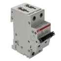 ABB System Pro M Compact S200 Miniature Circuit Breaker, 2-Pole, 16A, Type D, 400V AC, 125V DC 2CDS252001R0161 S202-D16