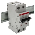 ABB System Pro M Compact S200 Miniature Circuit Breaker, 2-Pole, 50A, Type D, 400V AC, 125V DC 2CDS252001R0501 S202-D50