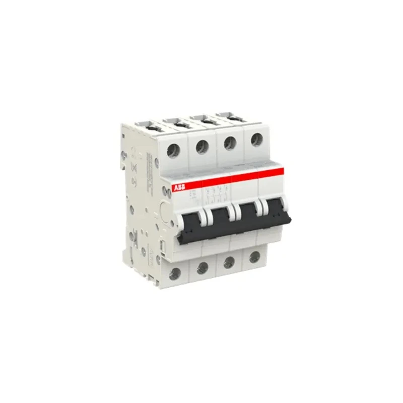 ABB System Pro M Compact S200 Miniature Circuit Breaker, 4-Pole, 16A, Type C, 400V AC, 110V DC, 6kA 2CDS254001R0164 S204-C16