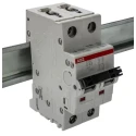 ABB System Pro M Compact S200 Miniature Circuit Breaker, 2-Pole, 63A, Type D, 400V AC, 125V DC, 10 2CDS252001R0631 S202-D63