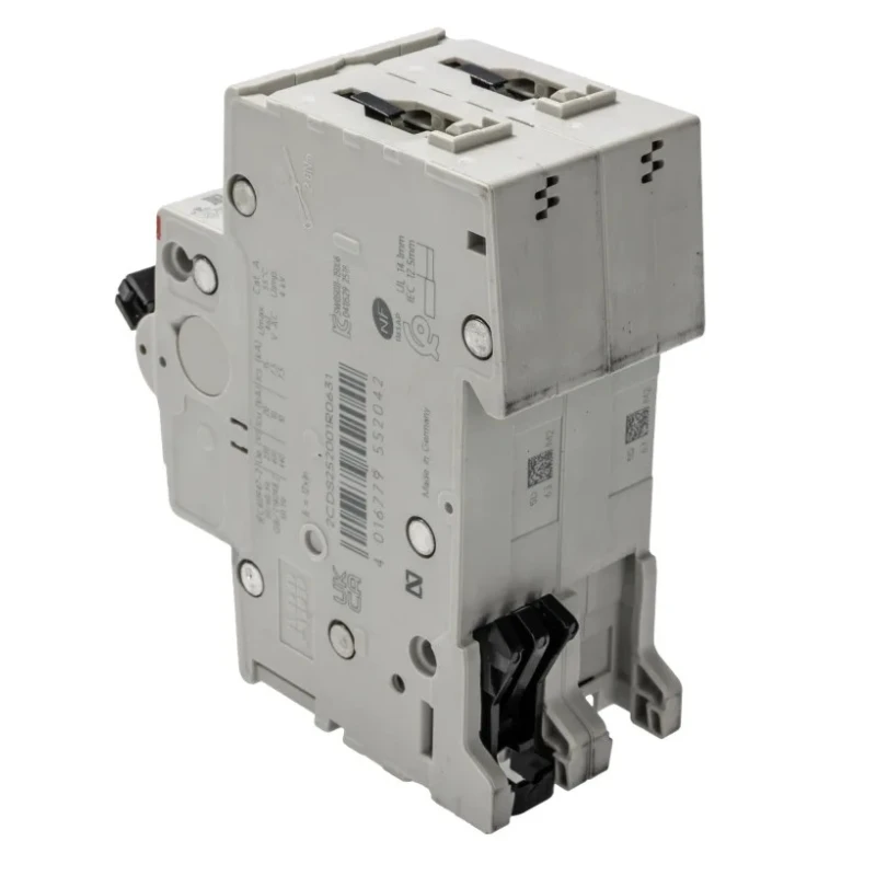 ABB System Pro M Compact S200 Miniature Circuit Breaker, 2-Pole, 63A, Type D, 400V AC, 125V DC, 10 2CDS252001R0631 S202-D63