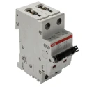 ABB System Pro M Compact S200 Miniature Circuit Breaker, 2-Pole, 63A, Type D, 400V AC, 125V DC, 10 2CDS252001R0631 S202-D63