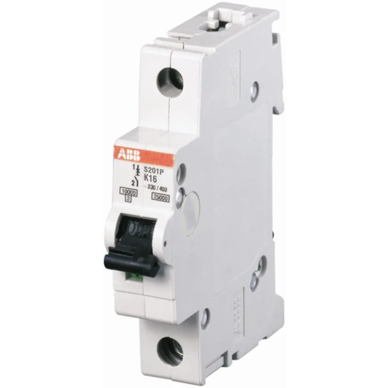 ABB System Pro M Compact S200 Miniature Circuit Breaker 1-Pole 8A Type K 230V AC 72V DC 10kA Breaking 2CDS251001R0407 S201-K8