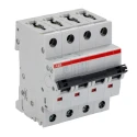 ABB System Pro M Compact S200 Miniature Circuit Breaker 4-Pole 32A Type D 400V AC 10 kA Breaking 2CDS254001R0321 S204-D32