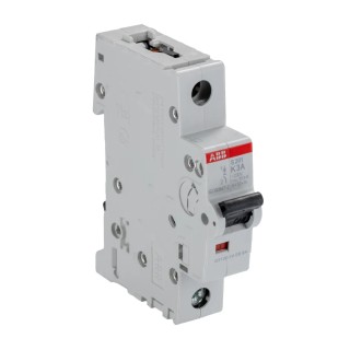 ABB System Pro M Compact S200 Miniature Circuit Breaker, 1-Pole, 3A, Type K Tripping, 230V AC, 72V 2CDS251001R0317 S201-K3