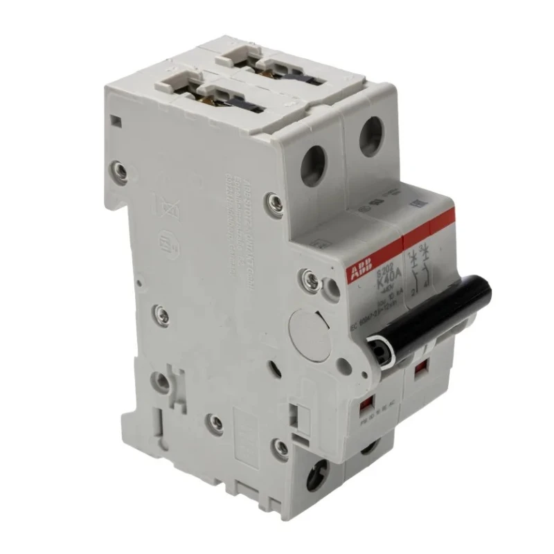 ABB System Pro M Compact S200 Miniature Circuit Breaker, 2-Pole, 40A, Type K, 400V AC, 125V DC, 10 2CDS252001R0557 S202-K40