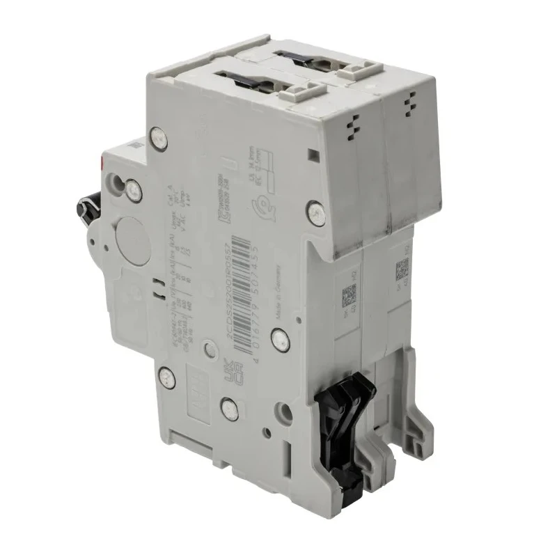 ABB System Pro M Compact S200 Miniature Circuit Breaker, 2-Pole, 40A, Type K, 400V AC, 125V DC, 10 2CDS252001R0557 S202-K40