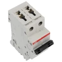 ABB System Pro M Compact S200 Miniature Circuit Breaker 2-Pole 63A Type K 400V AC 6 kA Breaking 2CDS252001R0607 S202-K63