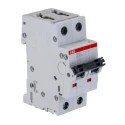 ABB System Pro M Compact S200 Miniature Circuit Breaker, 2-Pole, 20A, Type K, 400V AC, 125V DC, 6kA 2CDS252001R0487 S202-K20