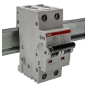 ABB System Pro M Compact S200 Miniature Circuit Breaker, 2-Pole, 50A, Type K Tripping, 400V AC 2CDS252001R0577 S202-K50