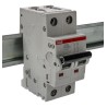 ABB System Pro M Compact S200 Miniature Circuit Breaker, 2-Pole, 50A, Type K Tripping, 400V AC 2CDS252001R0577 S202-K50