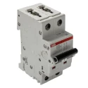 ABB System Pro M Compact S200 Miniature Circuit Breaker, 2-Pole, 50A, Type K Tripping, 400V AC 2CDS252001R0577 S202-K50
