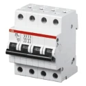ABB System Pro M Compact S200M Miniature Circuit Breaker, 4-Pole, 6A, Type B, 400V AC, 12V DC, 10kA 2CDS274001R0065 S204M-B6