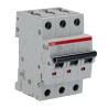 ABB System Pro M Compact S200 Miniature Circuit Breaker, 3-Pole, 50A, Type K, 400V AC, 10 kA 2CDS253001R0577 S203-K50