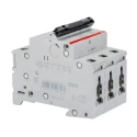 ABB System Pro M Compact S200 Miniature Circuit Breaker, 3-Pole, 40A, Type K Tripping, 400V AC, 10 2CDS253001R0557 S203-K40