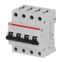 ABB System Pro M Compact Miniature Circuit Breaker 4-Pole 32A Type B 400V AC 12V DC 15kA Breaking 2CDS274001R0325 S204M-B32