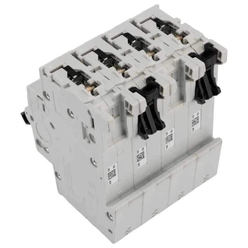 ABB System Pro M Compact S200M Miniature Circuit Breaker, 4-Pole, 63A, Type B, 400V AC, 12V DC, 10 2CDS274001R0635 S204M-B63