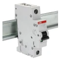 ABB System Pro M Compact S200M Miniature Circuit Breaker, 1-Pole, 40A, Type D, 230V AC, 72V DC 2CDS271001R0401 S201M-D40