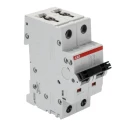 ABB System Pro M Compact S200M Miniature Circuit Breaker, 2-Pole, 1A, Type D, 400V AC, 125V DC, 15 2CDS272001R0011 S202M-D1