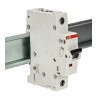 ABB System Pro M Compact S200M Miniature Circuit Breaker, 1-Pole, 3A, Type C, 230V AC, 72V DC, 10kA 2CDS271001R0034 S201M-C3
