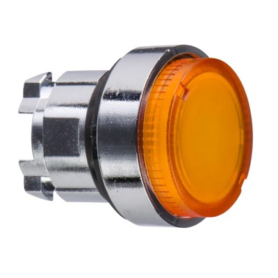 Schneider Electric Harmony XB4 Series Orange Spring Return Push Button Head, 22 mm Cutout, IP69K, IP66 ZB4BW15