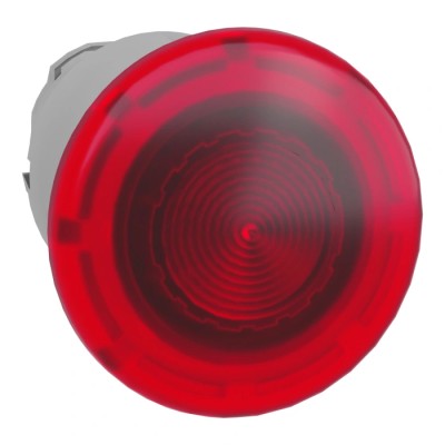 Schneider Electric Harmony XB4 Series Red Spring Return Metal Push Button Head 22mm Cutout IP66 IP67 IP69K ZB4BW443