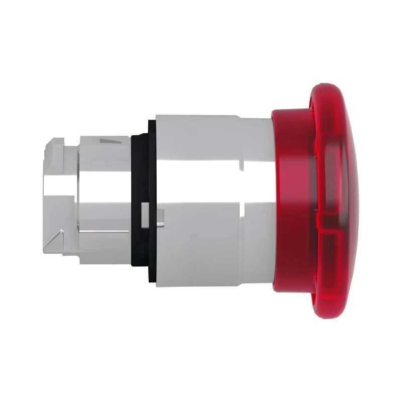 Schneider Electric Harmony XB4 Series Red Spring Return Metal Push Button Head 22mm Cutout IP66 IP67 IP69K ZB4BW443