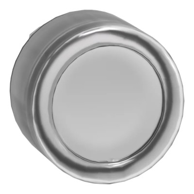 Schneider Electric Harmony XB4 Series White Spring Return Push Button Head, 22 mm Cutout, Metal, IP66 IP67 ZB4BW513