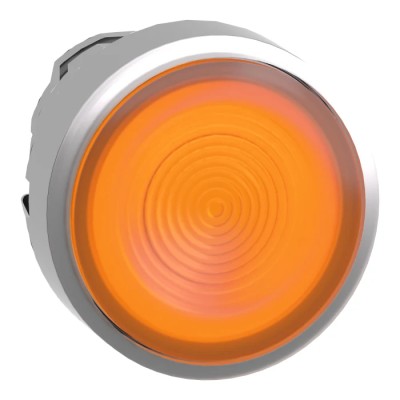 Schneider Electric Harmony XB4 Series Orange Spring Return Push Button Head, 22 mm Cutout, IP69K, IP67, IP66 ZB4BW353S
