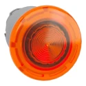 Schneider Electric Harmony XB4 Series Orange Round Spring Return Metal Push Button Head 22mm Cutout ZB4BW453