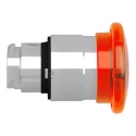 Schneider Electric Harmony XB4 Series Orange Round Spring Return Metal Push Button Head 22mm Cutout ZB4BW453