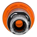 Schneider Electric Harmony XB4 Series Orange Round Spring Return Metal Push Button Head 22mm Cutout ZB4BW453