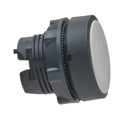 Schneider Electric Harmony XB5 Series White Maintained Push Button Head 22 mm Cutout Diameter IP66 IP67 IP69K ZB5AH01