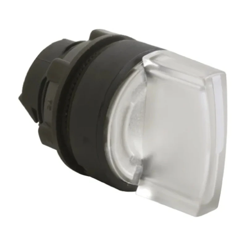 Schneider Electric Harmony Series 3 Position Illuminated Selector Switch Head, 22 mm Cutout, White Handle, IP65 ZB5AK1313