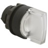 Schneider Electric Harmony Series 3 Position Illuminated Selector Switch Head, 22 mm Cutout, White Handle, IP65 ZB5AK1313