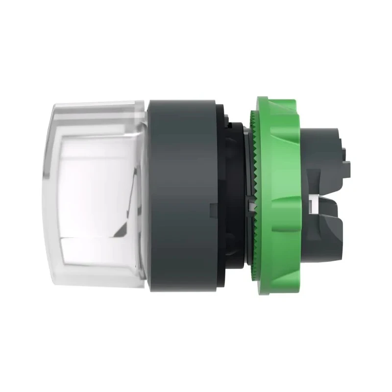 Schneider Electric Harmony Series 3 Position Illuminated Selector Switch Head, 22 mm Cutout, White Handle, IP65 ZB5AK1313