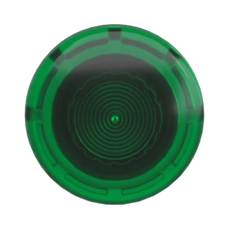 Schneider Electric Harmony XB4 Series Green Latching Mushroom Push Button Head, 22mm Cutout, 40mm Diameter, IP69K ZB4BW633