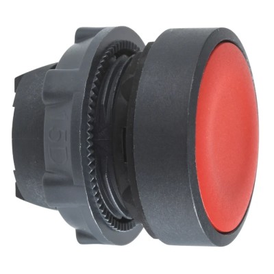 Schneider Electric Harmony XB5 Series Red Maintained Push Button Head, 22 mm Cutout, IP69K, IP67, IP66 ZB5AH04