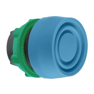 Schneider Electric Harmony XB5 Series Blue Spring Return Push Button Head, 22 mm Cutout, IP69K, IP67, IP66 ZB5AP6S