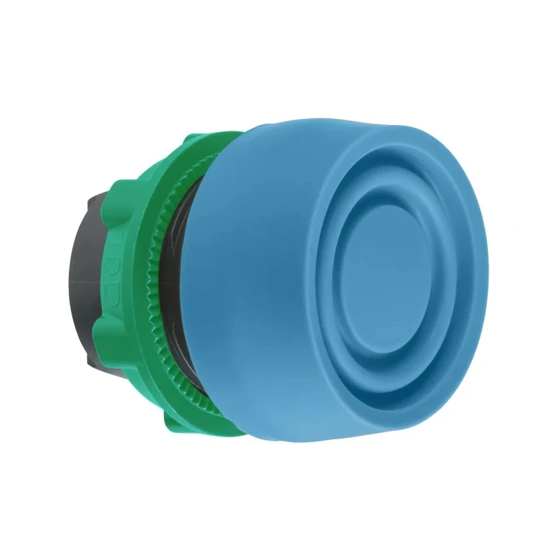 Schneider Electric Harmony XB5 Series Blue Spring Return Push Button Head, 22 mm Cutout, IP69K, IP67, IP66 ZB5AP6S