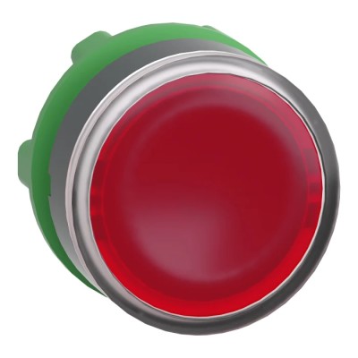 Schneider Electric Harmony XB5 Series Red Spring Return Push Button Head, 22 mm Cutout, Plastic, IP66 IP69K IP67 ZB5AA48