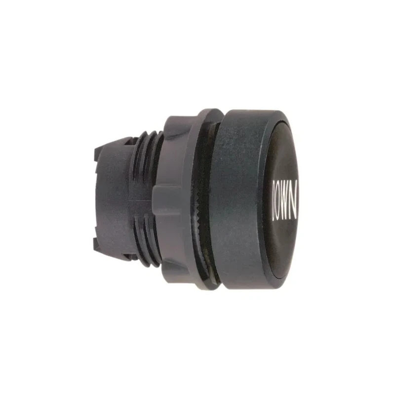 Schneider Electric Harmony XB5 Series Black Plastic Spring Return Push Button Head, 22 mm Cutout, IP69K, IP67, IP66 ZB5AA344