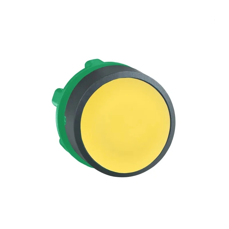 Schneider Electric Harmony XB5 Series Yellow Maintained Push Button Head 22 mm Cutout IP69K IP67 IP66 ZB5AH05