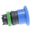 Schneider Electric Harmony XB5 Series Blue Mushroom Shaped Round Spring Return Push Button Head 22mm Cutout IP66 IP69K ZB5AC6