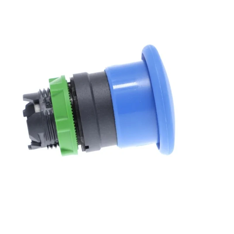 Schneider Electric Harmony XB5 Series Blue Mushroom Shaped Round Spring Return Push Button Head 22mm Cutout IP66 IP69K ZB5AC6